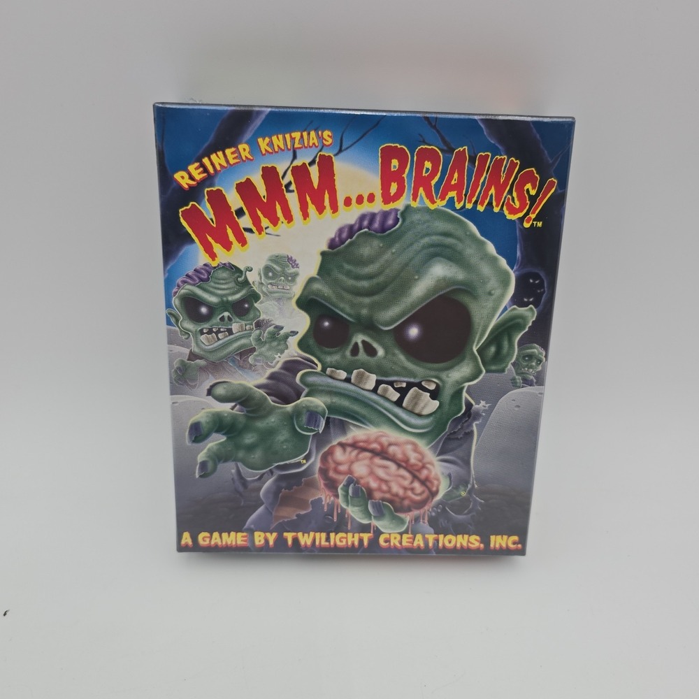 Twilight Creations Boardgame Reiner Knizia's MMM...Brains! Zombies Dice Game
